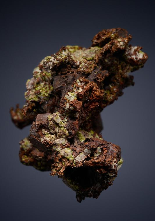 COPPER after HEULANDITE? with EPIDOTE